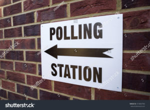 an image of an election sign