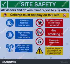 an image of some safety signs